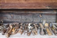 alte Werkzeuge und Utensilien